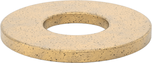 Ultra Düşük Sürtünmeli Yağ Emdirilmiş Baskı Yatağı, 5/8" Mil Çapı, 1-1/2" OD, 1/8" Kalınlık