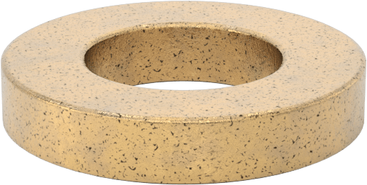 Ultra Düşük Sürtünmeli Yağ Emdirilmiş Baskı Yatağı, 3/4" Mil Çapı, 1-3/8" OD, 1/4" Kalınlık