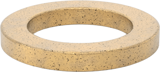 Ultra Düşük Sürtünmeli Yağ Emdirilmiş Baskı Yatağı, 1" Mil Çapı, 1-1/2" OD, 3/16" Kalınlık