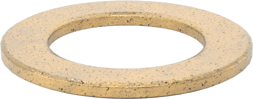 Ultra Düşük Sürtünmeli Yağ Emdirilmiş Baskı Yatağı, 5/8" Mil Çapı için, 1" OD, 1/16" Kalınlık