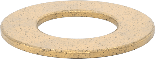 Ultra Düşük Sürtünmeli Yağ Emdirilmiş Baskı Yatağı, 5/8" Mil Çapı için, 1-3/16" OD, 1/16" Kalınlık