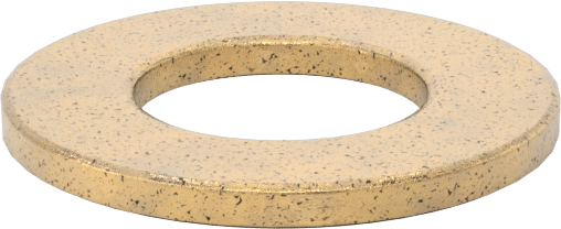 Ultra Düşük Sürtünmeli Yağ Emdirilmiş Baskı Yatağı, 5/8" Mil Çapı için, 1-3/16" OD, 3/32" Kalınlık
