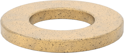 Ultra Düşük Sürtünmeli Yağ Emdirilmiş Baskı Yatağı, 5/8" Mil Çapı için, 1-3/16" OD, 1/8" Kalınlık