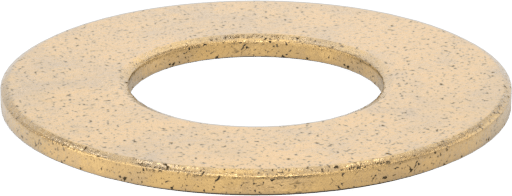 Ultra Düşük Sürtünmeli Yağ Emdirilmiş Baskı Yatağı, 5/8" Mil Çapı için, 1-1/4" OD, 1/16" Kalınlık