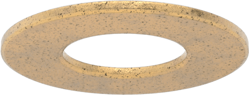 Ultra Düşük Sürtünmeli Yağ Emdirilmiş Baskı Yatağı, 5/8" Mil Çapı için, 1-1/4" OD, 1/16" Kalınlık