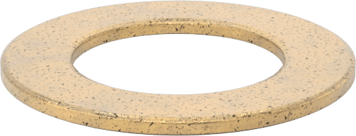 Ultra Düşük Sürtünmeli Yağ Emdirilmiş Baskı Yatağı, 3/4" Mil Çapı için, 1-1/4" OD, 1/16" Kalınlık