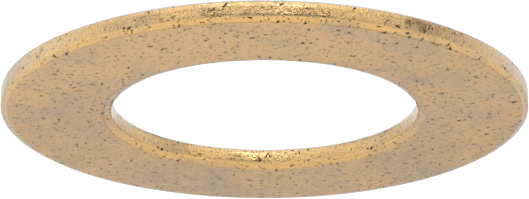 Ultra Düşük Sürtünmeli Yağ Emdirilmiş Baskı Yatağı, 7/8" Mil Çapı için, 1-1/2" OD, 1/16" Kalınlık