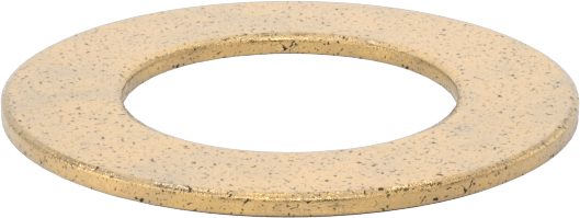 Ultra Düşük Sürtünmeli Yağ Emdirilmiş Baskı Yatağı, 7/8" Mil Çapı için, 1-1/2" OD, 1/16" Kalınlık
