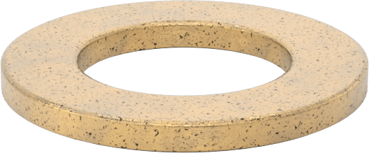 Ultra Düşük Sürtünmeli Yağ Emdirilmiş Baskı Yatağı, 7/8" Mil Çapı için, 1-1/2" OD, 1/8" Kalınlık