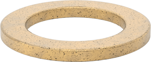 Ultra Düşük Sürtünmeli Yağ Emdirilmiş Baskı Yatağı, 1" Mil Çapı için, 1-1/2" OD, 1/8" Kalınlık