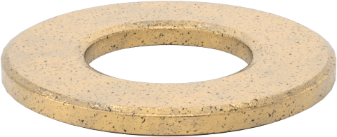 Ultra Düşük Sürtünmeli Yağ Emdirilmiş Baskı Yatağı, 3/8" Mil Çapı, 3/4" OD, 1/16" Kalınlık