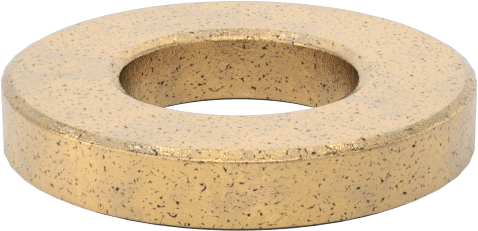Ultra Düşük Sürtünmeli Yağ Emdirilmiş Baskı Yatağı, 3/8" Mil Çapı, 3/4" OD, 1/8" Kalınlık