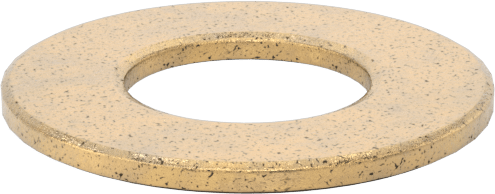 Ultra Düşük Sürtünmeli Yağ Emdirilmiş Baskı Yatağı, 1/2" Mil Çapı için, 1" OD, 1/16" Kalınlık