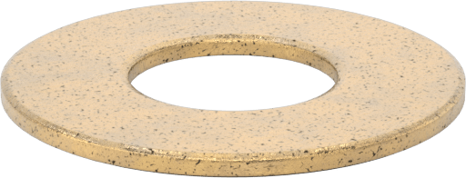 Ultra Düşük Sürtünmeli Yağ Emdirilmiş Baskı Yatağı, 9/16" Mil Çapı için, 1-1/4" OD, 1/16" Kalınlık