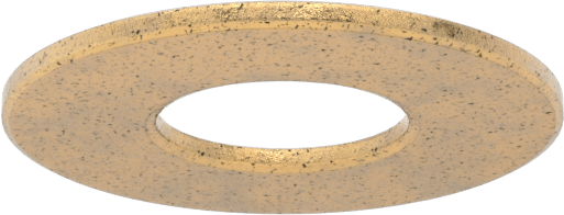 Ultra Düşük Sürtünmeli Yağ Emdirilmiş Baskı Yatağı, 9/16" Mil Çapı için, 1-1/4" OD, 1/16" Kalınlık
