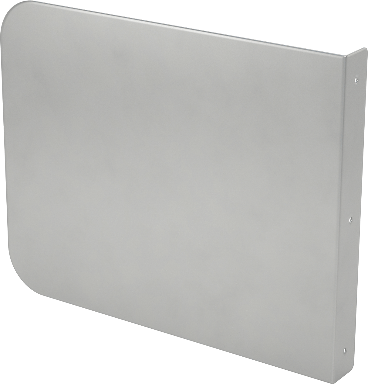 Lavabo Sıçrama Koruyucu, Duvara Montaj, 201 Paslanmaz Çelik, 15" Genişlik, 12" Yükseklik