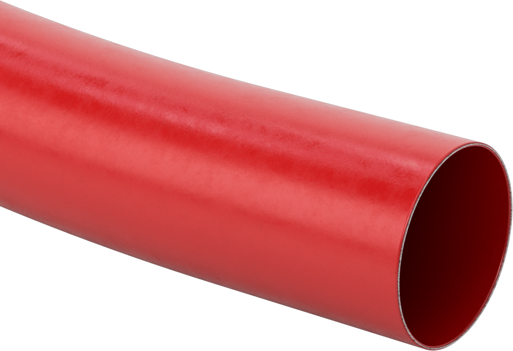 Aşırı Sıcaklık Dayanımlı Soğutma Suyu Hortumu, 5" ID, 5-1/4" OD, 3 Fit Uzunluk