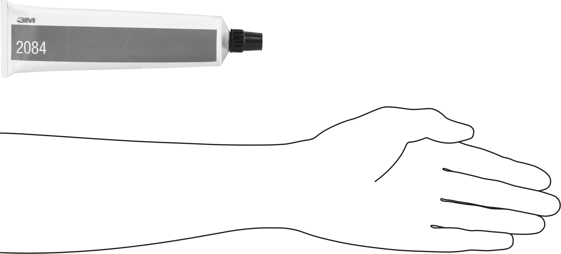 Kendinden Seviyelendirmeli Sızdırmazlık Maddesi, 3M Hibrit Polimer Model 2084, 5 FL. oz. Tüp