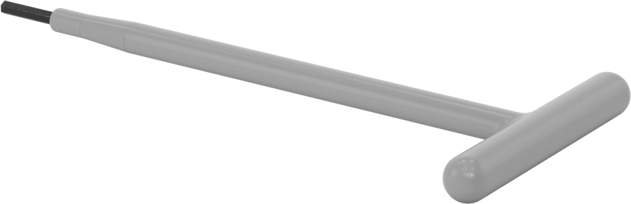 Elektrik Yalıtımlı T Saplı Altıgen Anahtar, 1/8" Tahrik Boyutu