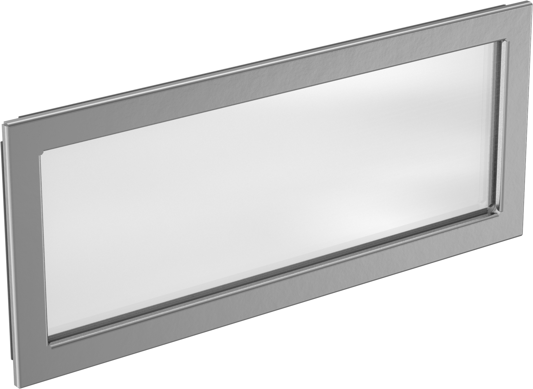 Muhafazalar için Tehlikeli Ortamlar Denetim Penceresi, 9-1/2“ Yükseklik x 22-1/2” Genişlik Toplam, 5/16" Çerçeve Kalınlığı