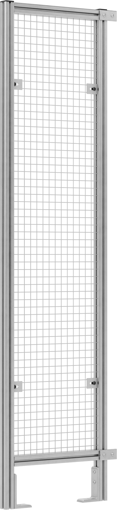 6 Fit Toplam Yükseklik x 1'6" Genişlik, T-Yuvalı Çerçeveleme Makinesi Koruyucusu için Tel Örgü Panel