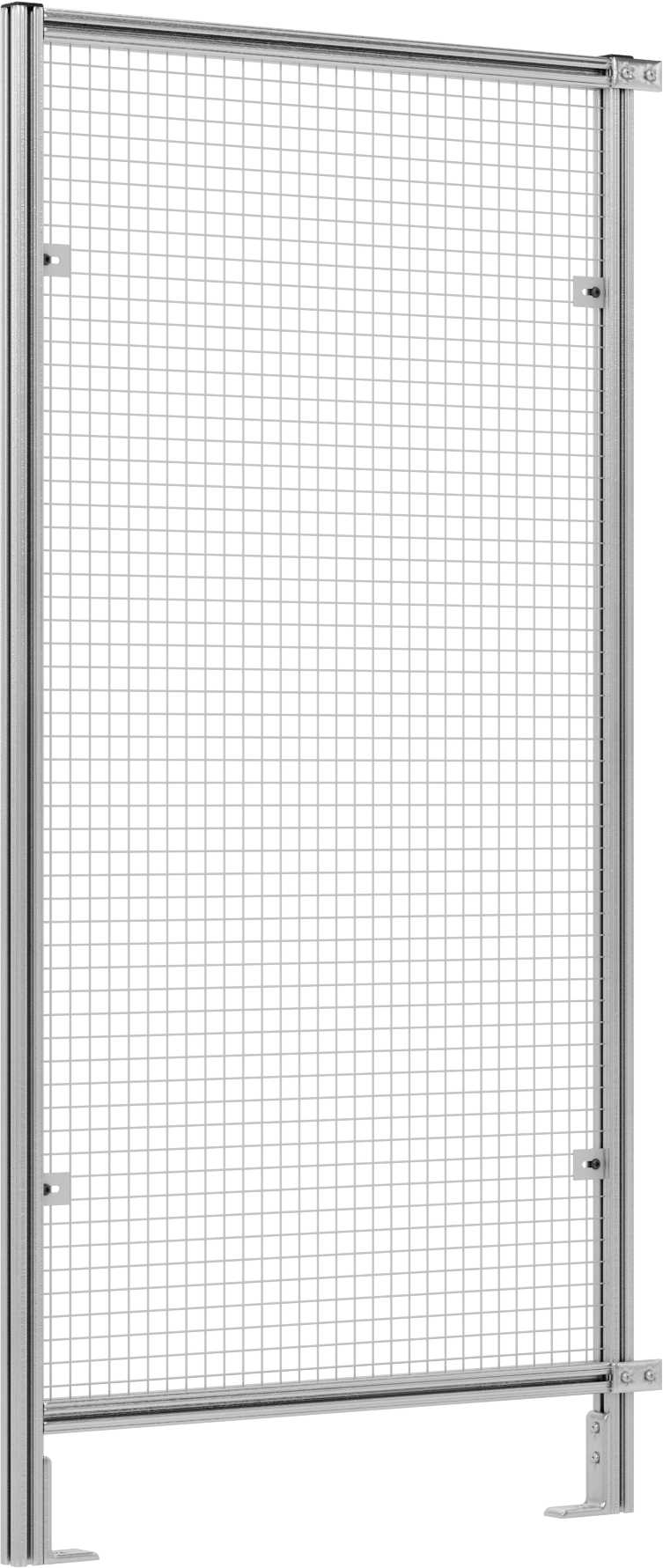 Toplam Yükseklik 6 Fit x Genişlik 3'0", T-Yuvalı Çerçeveleme Makinesi Koruyucusu için Tel Örgü Panel