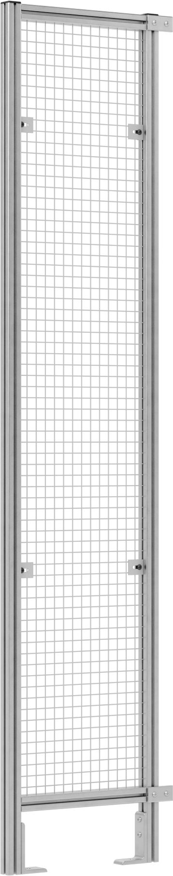 7 Fit Toplam Yükseklik x 1'6" Genişlik, T-Yuvalı Çerçeveleme Makinesi Koruyucusu için Tel Örgü Panel