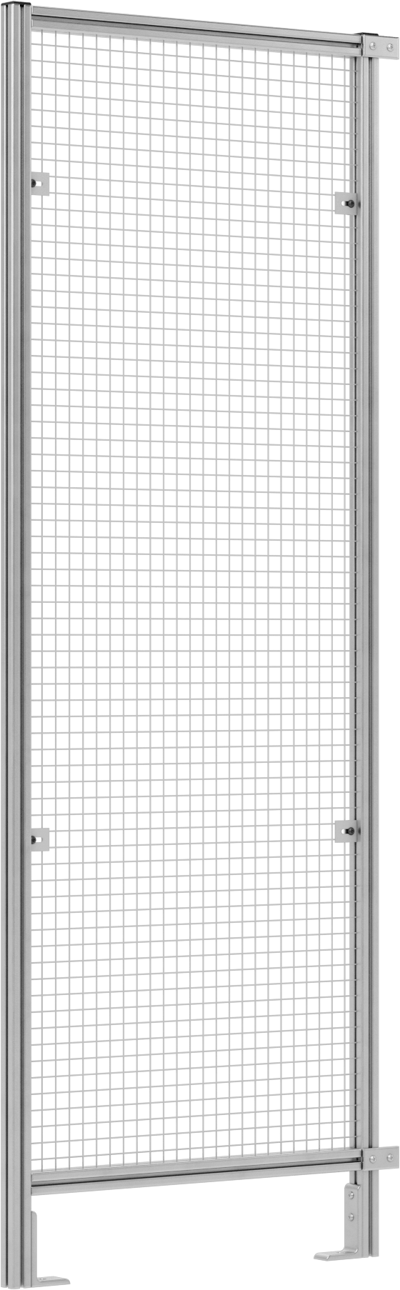7 Fit Toplam Yükseklik x 2'6" Genişlik, T-Yuvalı Çerçeveleme Makinesi Koruyucusu için Tel Örgü Panel