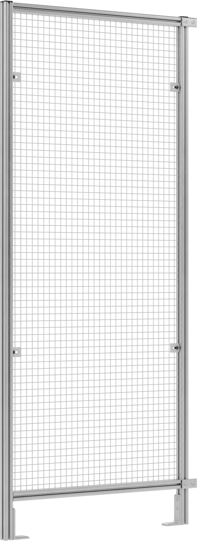 7 Fit Toplam Yükseklik x 3'0" Genişlik, T-Yuvalı Çerçeveleme Makinesi Koruyucusu için Tel Örgü Panel