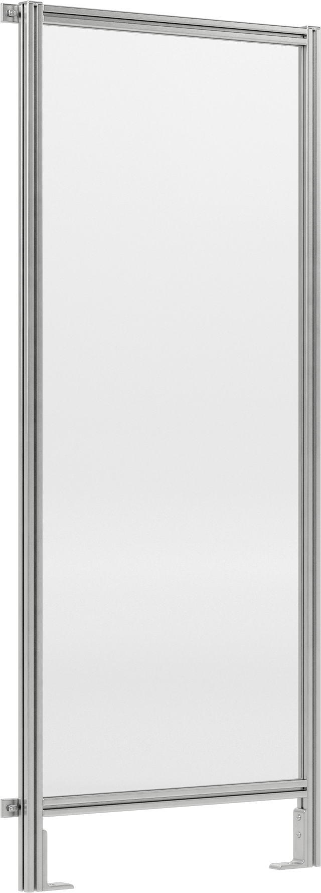 6 Fit Toplam Yükseklik x 2'6" Genişlik, T-Yivli Çerçeveleme Makinesi Koruyucusu için Katı Panel