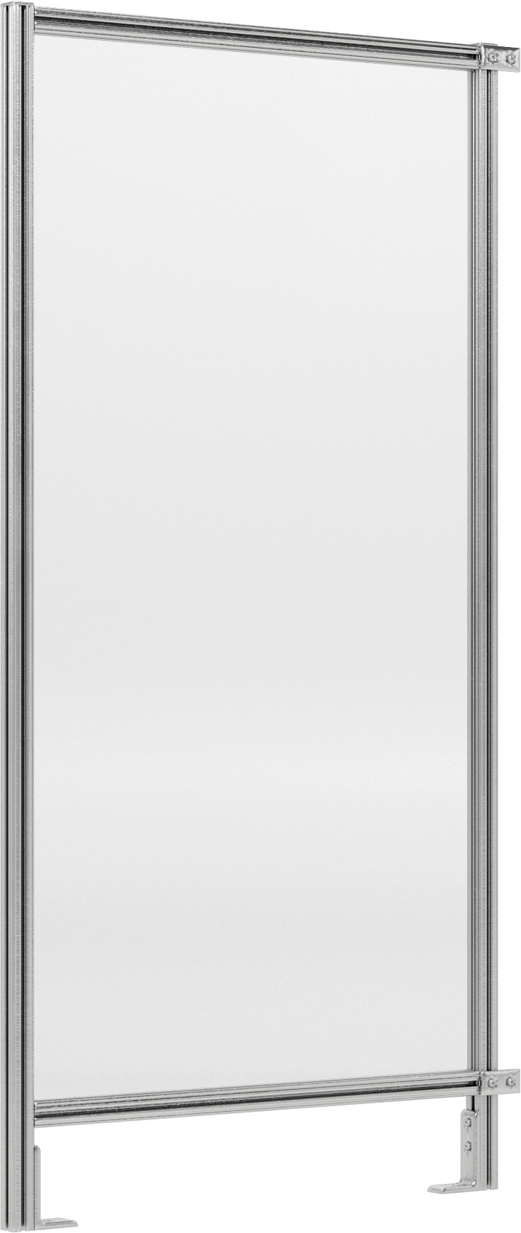 Toplam Yükseklik 6 Fit x Genişlik 3'0", T-Yivli Çerçeveleme Makinesi Koruyucusu için Katı Panel
