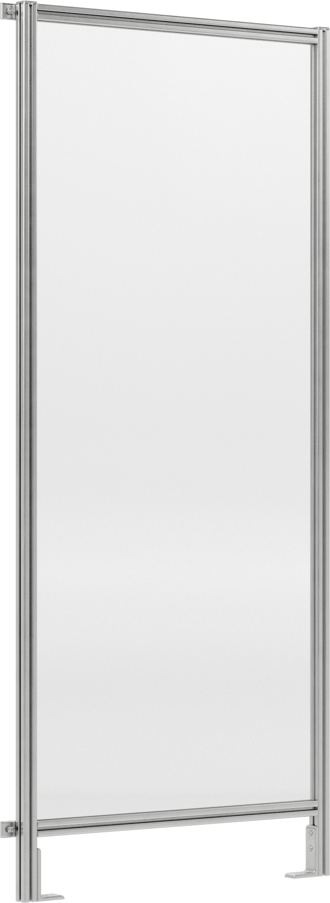 7 Fit Toplam Yükseklik x 3'0" Genişlik, T-Yivli Çerçeveleme Makinesi Koruyucusu için Katı Panel