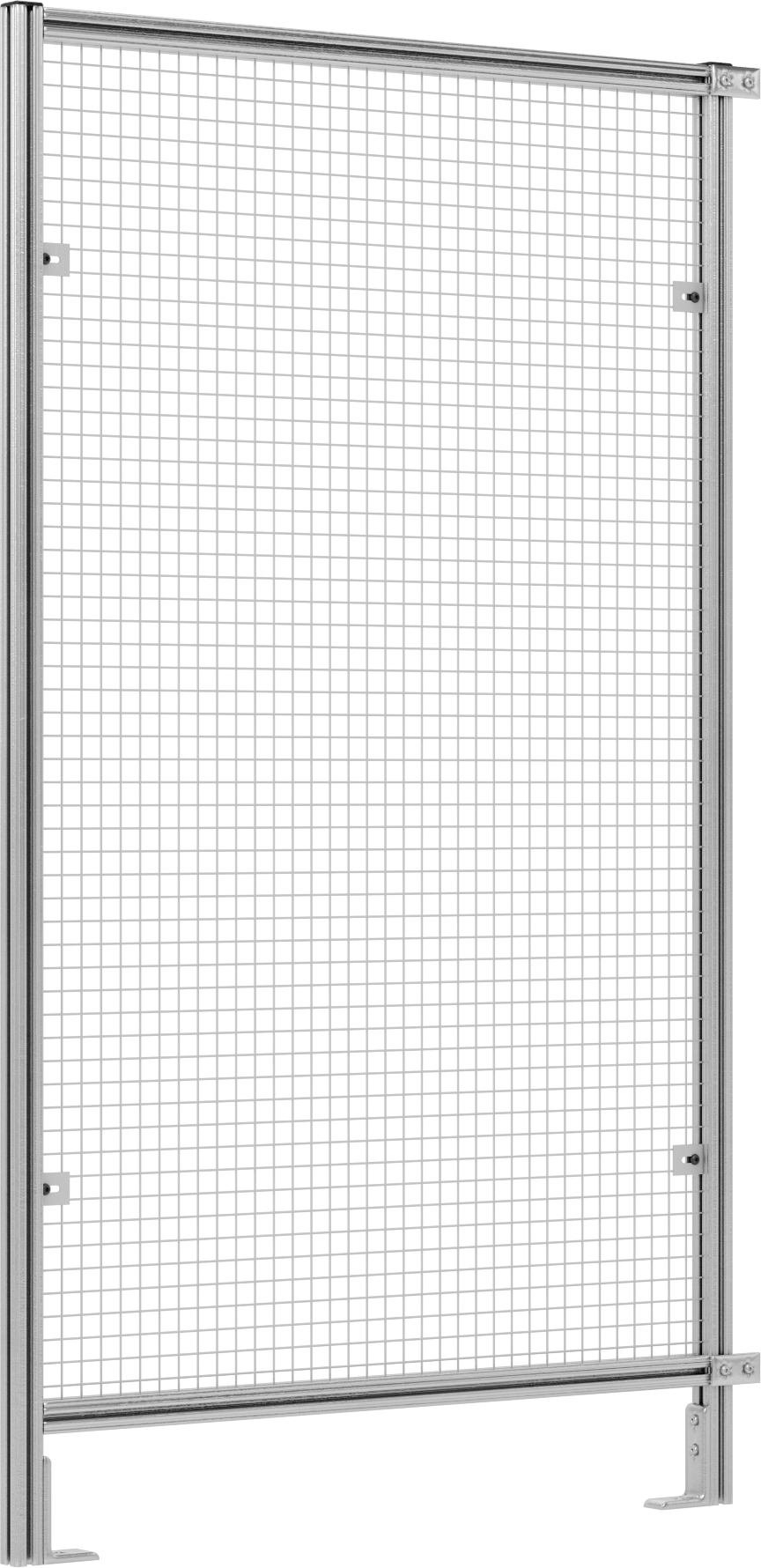 6 Fit Toplam Yükseklik x 3'6" Genişlik, T-Yuvalı Çerçeveleme Makinesi Koruyucusu için Tel Örgü Panel