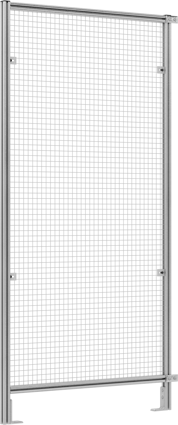 T-Yuvalı Çerçeveleme Makine Koruyucusu için 7 Fit Toplam Yükseklik x 3'6" Genişlikte Tel Örgü Panel