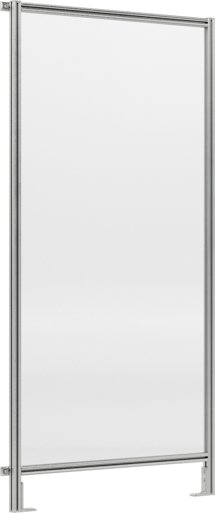 7 Fit Toplam Yükseklik x 3'6" Genişlik T-Yivli Çerçeveleme Makinesi Koruyucusu için Masif Panel