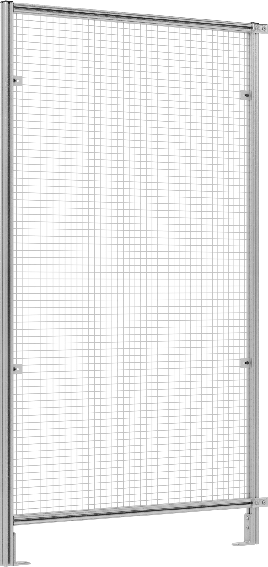 7 Fit Toplam Yükseklik x 4'0" Genişlik T-Yivli Çerçeveleme Makinesi Koruyucusu için Tel Örgü Panel