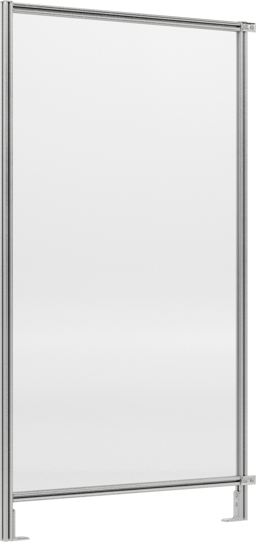 7 Fit Toplam Yükseklik x 4'0" Genişlik T-Yivli Çerçeveleme Makinesi Koruyucusu için Katı Panel