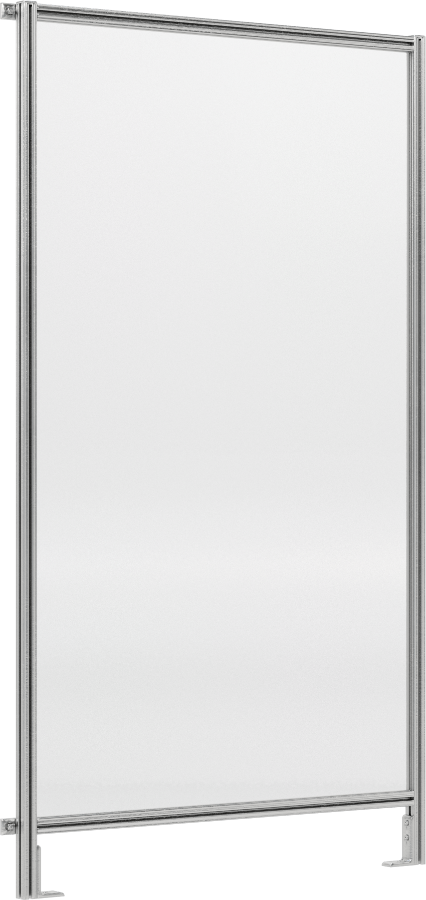 7 Fit Toplam Yükseklik x 4'0" Genişlik T-Yivli Çerçeveleme Makinesi Koruyucusu için Katı Panel