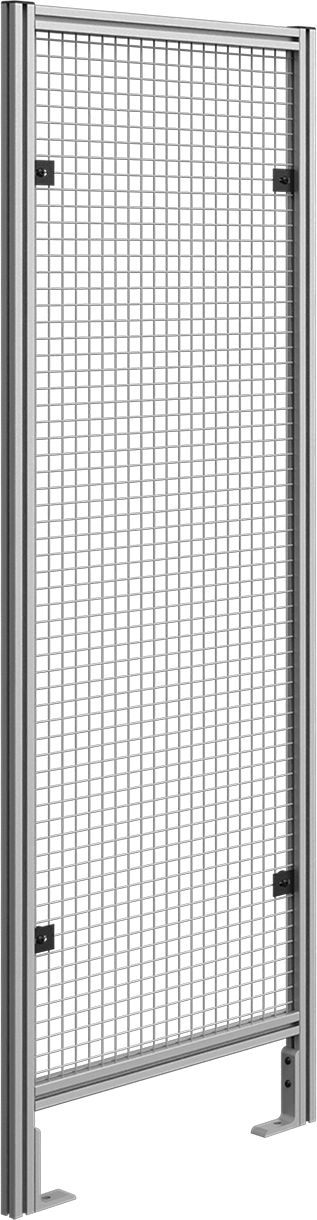 6 Fit Toplam Yükseklik x 2'0" Genişlik, T-Yuvalı Çerçeveleme Makinesi Koruyucusu için Tel Örgü Panel