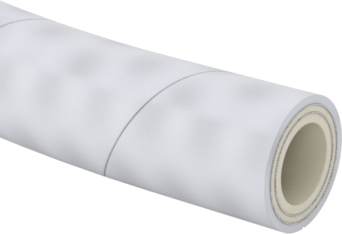 Aşırı Sıcaklık Su Hortumu, 3/4" ID, 1-1/4" OD, 100 Fit Uzunluk