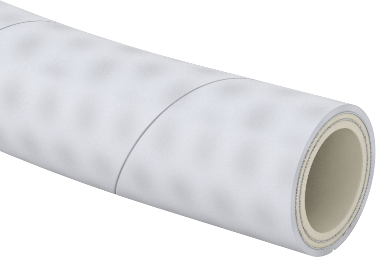 Aşırı Sıcaklık Su Hortumu, 1-1/4" ID, 1-13/16" OD, 100 Fit Uzunluk