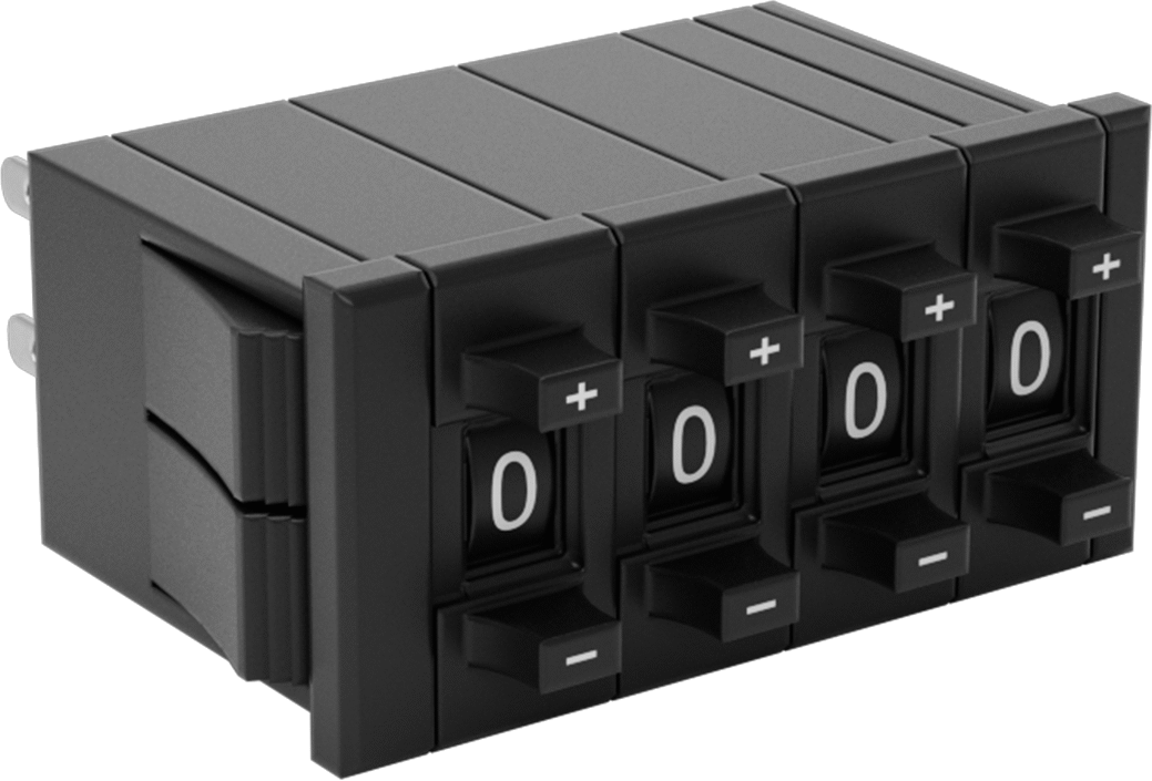 Potansiyometre, Hassas, Düğme, 4 Rakam