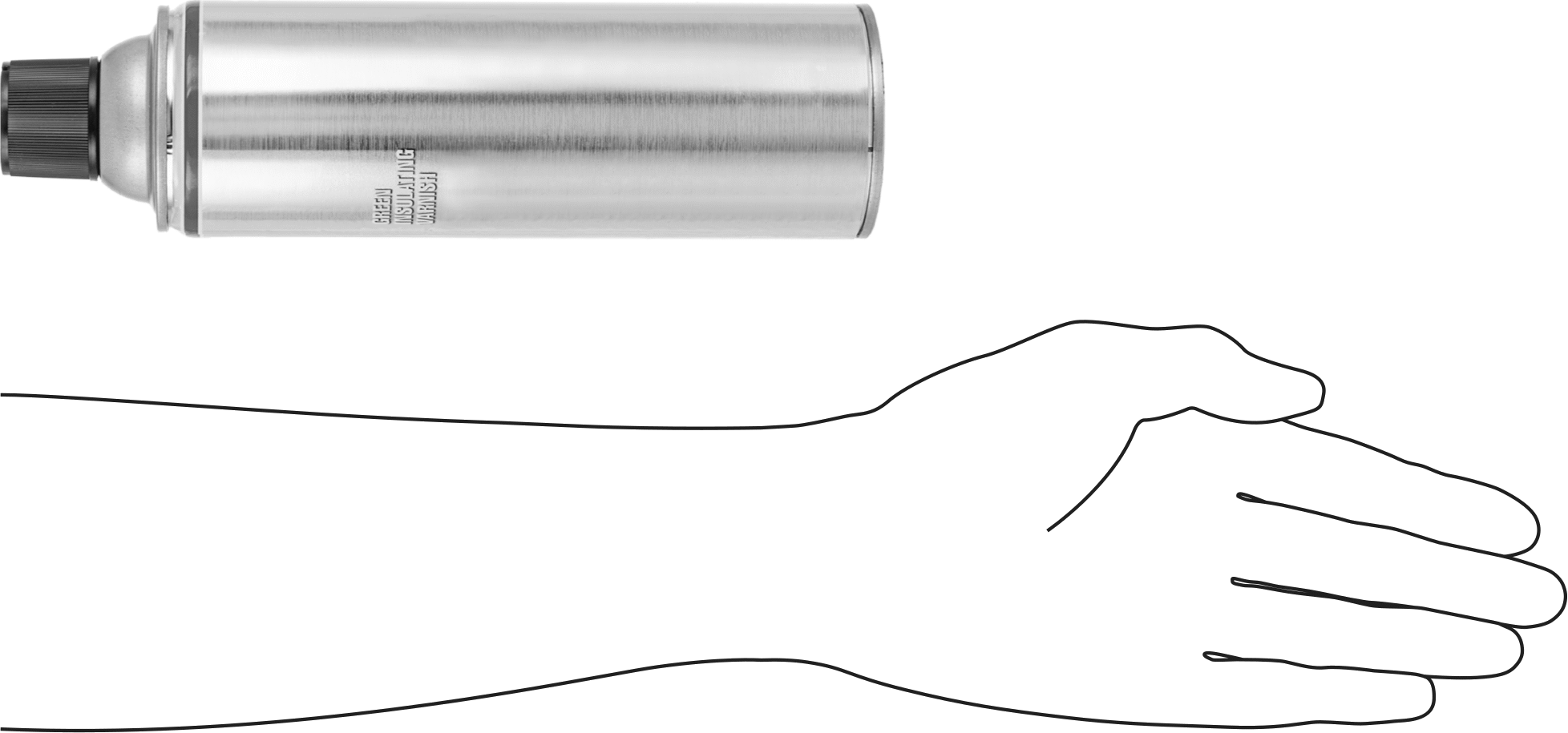Elektrik Yalıtım Verniği, 15-1/4 oz., Yeşil