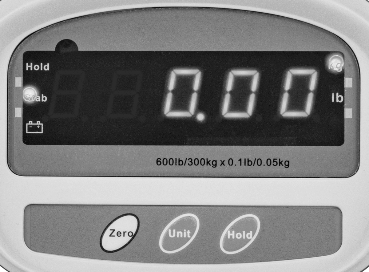 Dijital Ekranlı Asma Terazi, 300 lbs. Kapasite