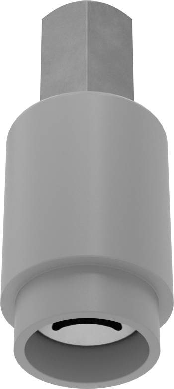 Elektrik Yalıtımlı Altıgen Uçlu Soket, 1/2" Kare Tahrik, 3/4" Boyut, 3-1/4" Toplam