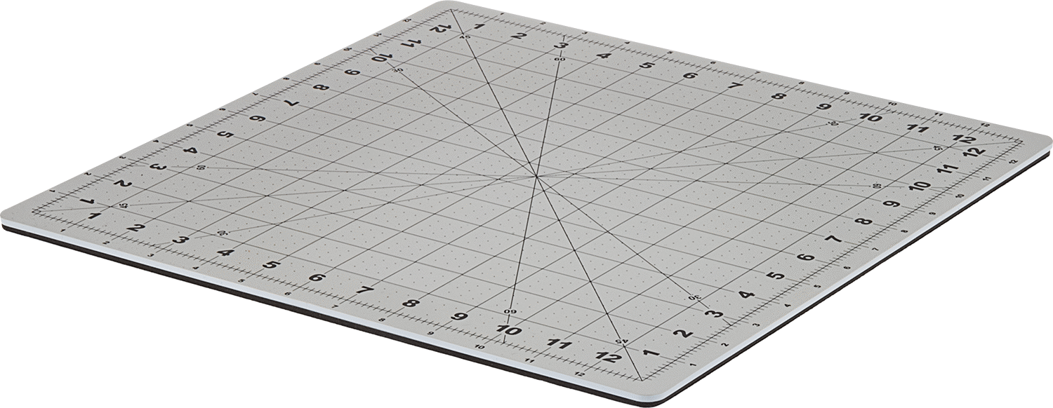 Izgara Desenli Dönen Kendi Kendini Onaran Kesme Pedi, 14“ Uzunluk x 14” Genişlik x 1/4" Kalınlık