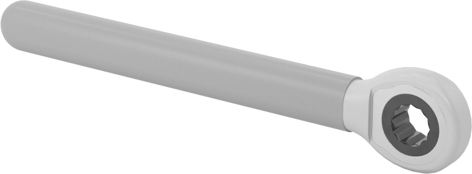 Elektrik Yalıtımlı Cırcırlı Kutu Anahtarı, 3/8" Boyut, 5-5/8" Toplam Uzunluk