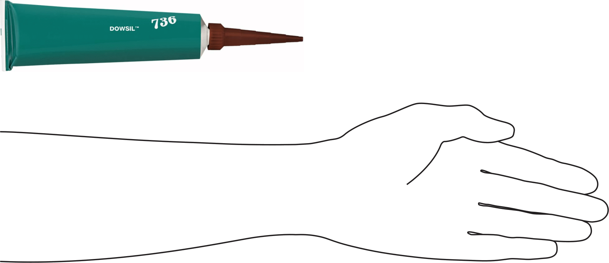 Silikon Sızdırmazlık Maddesi, Dow Corning 736, 3 FL. oz. Tüp