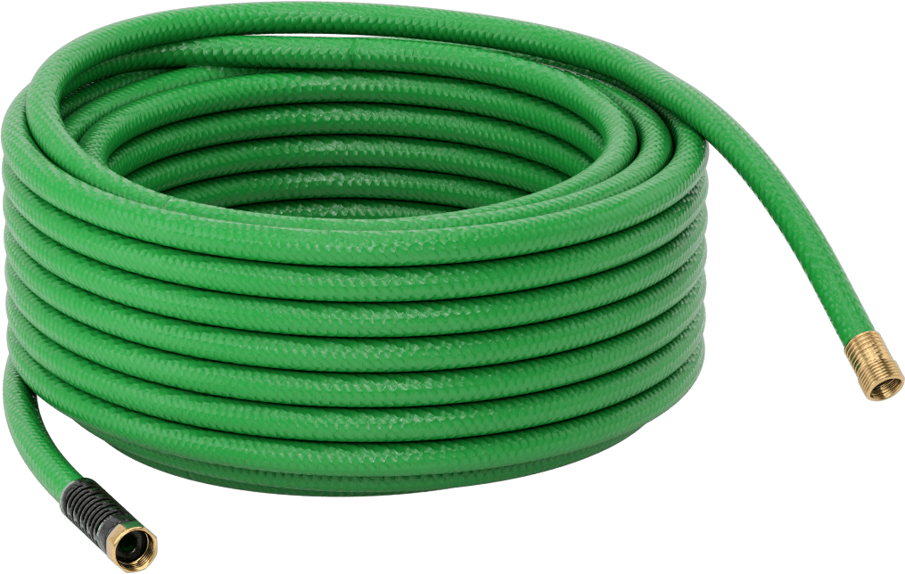 Ekonomik Bahçe Hortumu, Alüminyum GHT Erkek x GHT Dişi, 5/8" ID, 7/8" OD, 100 Fit Uzunluk