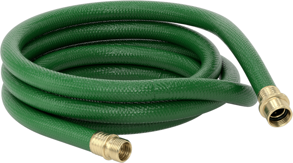 Ekonomik Bahçe Hortumu, Pirinç GHT Erkek x GHT Dişi, 3/4" ID, 1" OD, 50 Fit Uzunluk